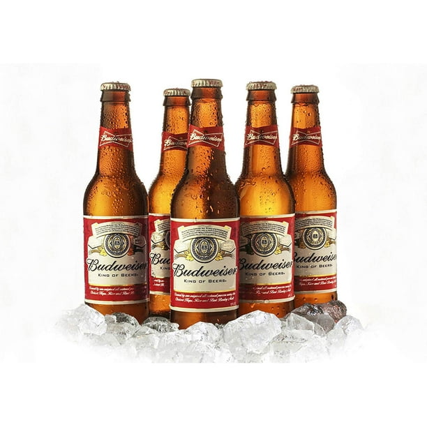 Budweiser Beer Bottle Box Icing Cake Topper Personalised Message Budweiser Beer Bottle Box Icing Cake Topper Personalised Message